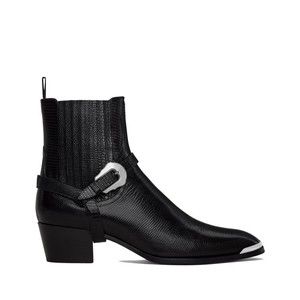 Celine Western Chelsea Isaac Harness Boots - NWT